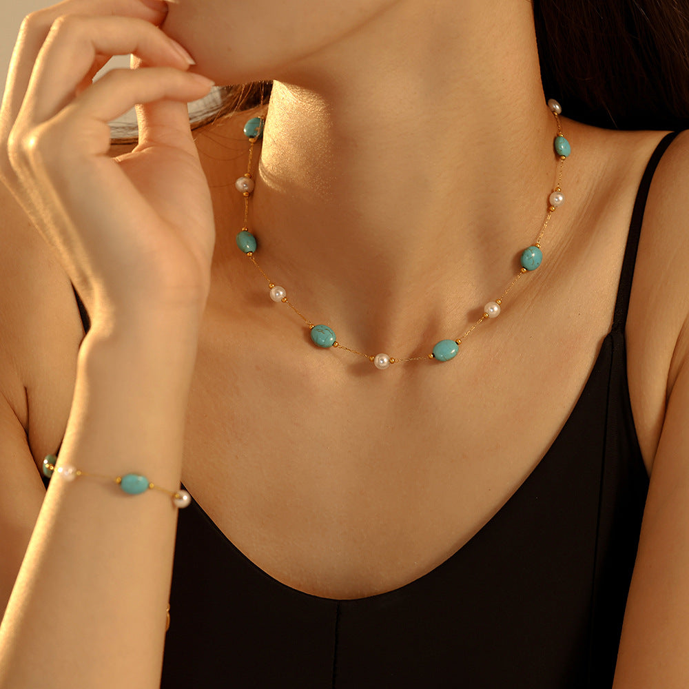 Blue Stone Bracelet
