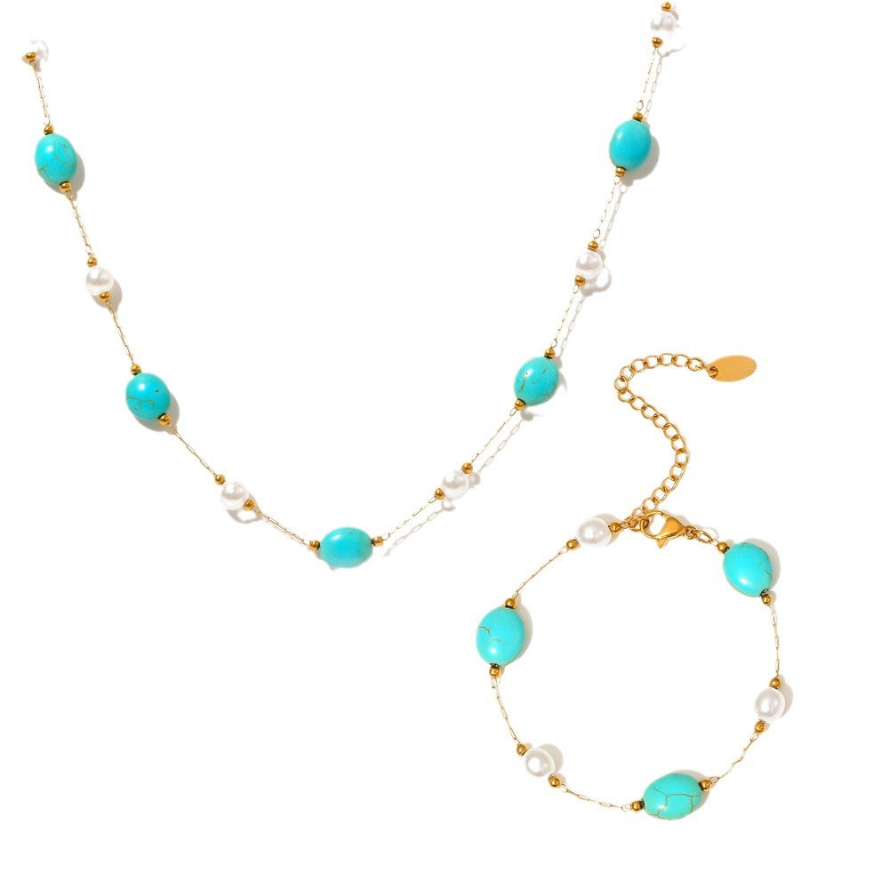 Blue Stone Bracelet